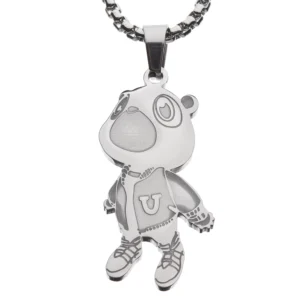 Kanye west Graduation Hip Hop Rapper Pendant Chain Necklace