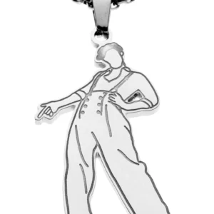 Harry Styles Hip Hop Rapper Pendant Chain Necklace