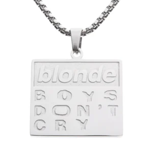 Frank Ocean CRY Hip Hop Rapper Pendant Chain Necklace