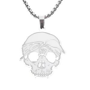 Suicideboys SUICIDE BOYS G59 SKULL Hip Hop Rapper Pendant Chain Necklace