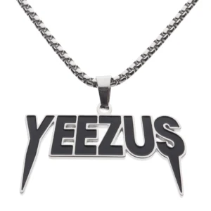 Kanye west YEEZUS Hip Hop Rapper Pendant Chain Necklace